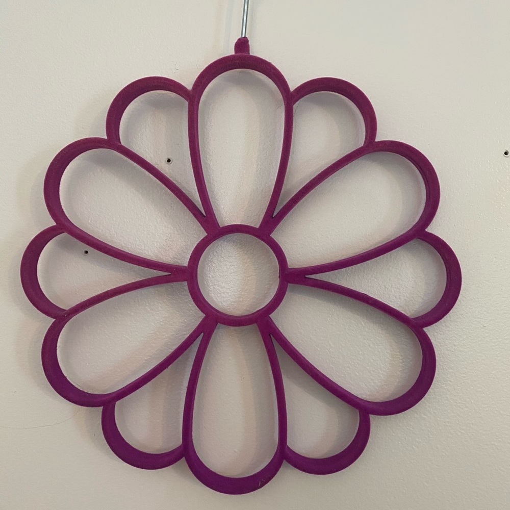 flower scarf hanger